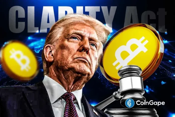Bitcoin price momentum strengthened as markets reacted to speculation about Donald Trump potentially signing the CLARITY Act on April 3. BTC hovered near $72,400 after gaining nearly 4% during the past 24 hours. The wider cryptocurrency market also advanced, gaining 1.24% to $2.45 trillion. The recent surge is bringing Bitcoin price near the important point
The post <a href="https://coingape.com/markets/bitcoin-price-prediction-if-donald-trump-signs-the-clarity-act-on-april-3-2026/">Bitcoin Price Prediction if Donald Trump Signs the CLARITY Act on April 3, 2026</a> appeared first on <a href="https://coingape.com/">CoinGape</a>.