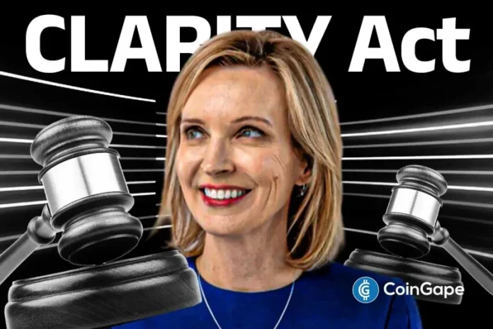 As uncertainty mounts over the CLARITY Act’s path forward, Kristin Smith, a major crypto figure, projected its potential passage by July. She acknowledged that passing standalone bills ahead of the US midterm elections is often challenging. However, she believes that the market structure bill has a strong chance of passing soon despite the political hurdles.
The post <a href="https://coingape.com/clarity-act-likely-to-pass-by-july-says-kristin-smith/">CLARITY Act Likely to Pass by July, Says Kristin Smith</a> appeared first on <a href="https://coingape.com/">CoinGape</a>.