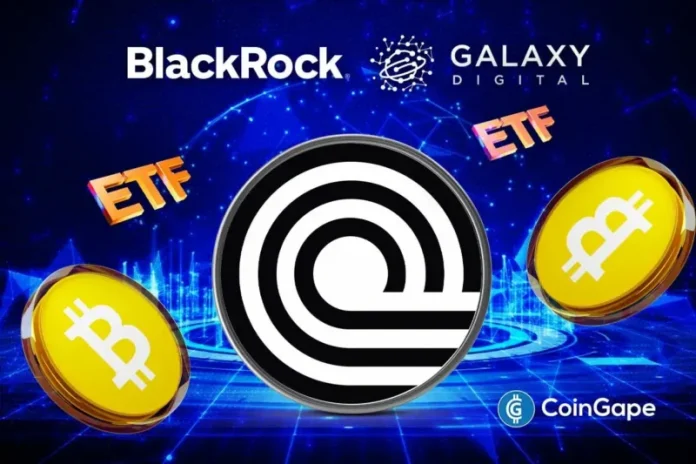 Ondo Finance has further expanded its tokenized securities offering, adding over 60 new tokenized stocks and exchange-traded funds (ETFs). The new additions include BlackRock’s iShares Bitcoin Trust (IBIT) and Galaxy Digital (GLXY) amid growing regulatory clarity on real-world assets (RWA) tokenization from the U.S. Securities and Exchange Commission (SEC). Ondo Finance Adds Over 60 New
The post <a href="https://coingape.com/ondo-finance-expands-tokenized-securities-offering-adding-blackrocks-ibit-galaxy-digital/">Ondo Finance Expands Tokenized Securities Offering, Adding BlackRock’s IBIT & Galaxy Digital</a> appeared first on <a href="https://coingape.com/">CoinGape</a>.