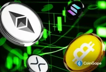 Bitcoin and XRP Price as Iran Opens Strait Of Hormuz