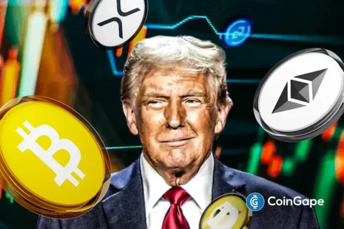 The crypto market today is showing cautious optimism, with overall market value standing at 2.67 trillion following the addition of almost 310 billion in four weeks. Over the past 24 hours the market cap has increased by 0.25%. Bitcoin price is currently trading above $77,000 and the sentiment is neutral with the Fear and Greed
The post <a href="https://coingape.com/trending/whats-to-expect-for-crypto-market-ahead-of-trumps-mar-a-lago-conference-today/">What’s to Expect for Crypto Market Ahead of Trump’s Mar-a-Lago Conference Today?</a> appeared first on <a href="https://coingape.com/">CoinGape</a>.