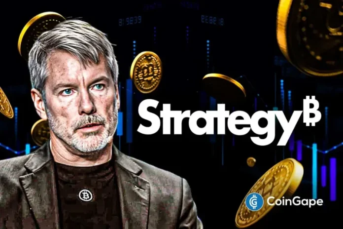 Michael Saylor’s Strategy (NASDAQ:MSTR) has paused its Bitcoin acquisition spree yet again. In a social media post, Saylor confirmed that the firm didn’t buy any Bitcoin this week, which negatively affected the market sentiment. Ad Ad Michael Saylor Announces ‘No Bitcoin Buys’ This Week In a post on X, Michael Saylor shared the popular ‘Orange
The post <a href="https://coingape.com/michael-saylor-confirms-strategy-bought-no-bitcoin-this-week/">Breaking: Michael Saylor Confirms Strategy Bought No Bitcoin This Week</a> appeared first on <a href="https://coingape.com/">CoinGape</a>.